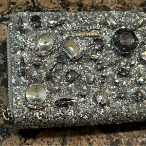 Kate Spade Sparkling Silver Gem Wallet